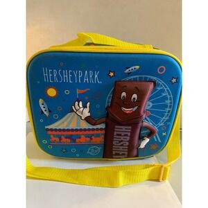 Hersheypark Insulated Lunch Box Blue Yellow Character Theme Park Bag
10- w
8- L